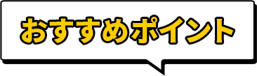 おすすめのポイント